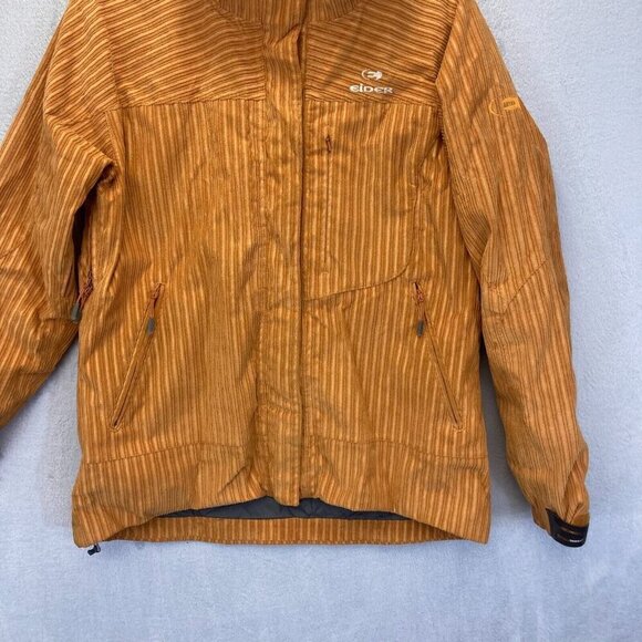 Eider Corduroy Winter Ski Jacket Womens 42 Large Burnt Orange Defender 2LS RARE - Picture 11 of 16